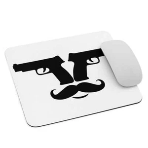 Mouse pad new - Guns Out Mustache - Bild 1 von 3