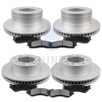 Front Rear Ceramic Pads And Rotors Brake For 2003 2004-2008 Dodge Ram 2500 3500 Foto 1 de 4