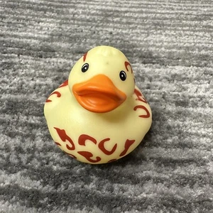 Rubber Duck Leopard Decor Car Office Animal Print Ornament NO Squeak New - Picture 1 of 9