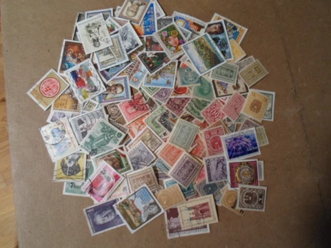 Collection lot 200 different stamps of Austria - packet B Cover