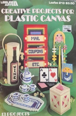 Creative Fun Sampler Projects Plastic Canvas Patterns By Leisure Arts b8 - Image 1 of 3