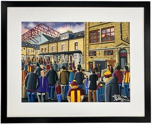 Bradford, Valley Parade. Quality Framed Football Stadium Art Print 20" x 16" - Picture 1 of 10