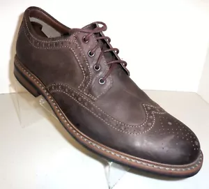 BOSTONIAN Men's SIZE 11.5 M BROWN Nubuck Leather Comfort Casual Walking Shoes - Picture 1 of 11
