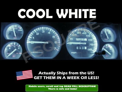 Cuadro de manómetros LED bombillas blanco frío para Jeep 84 96 Cherokee Wagoneer  Foto 1 de 2