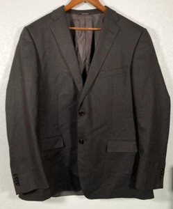 Recent Ermenegildo Z ZEGNA City Fit Wool Blend Blazer Jacket Dark Brown US 44R - Picture 1 of 9