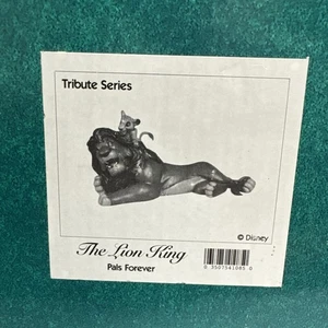 WDCC "Pals Forever" Simba y Mufasa de Disney El Rey León en caja con certificado de autenticidad - Imagen 1 de 8