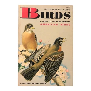 Vintage 1956 Book "A GOLDEN GUIDE BIRDS" American Herbert Zim & Ira Gabrielson - Picture 1 of 4