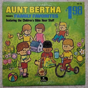 Aunt Bertha Presents Family Favorites LP Record 1971 Limited Edition Diadem - Imagen 1 de 4
