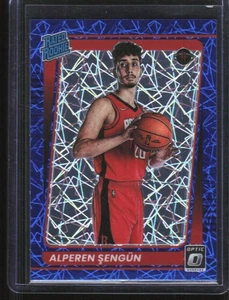 2021-22 Donruss Optic Rated Rookie Blue Velocity Alperen Sengun Rookie Houston - Picture 1 of 2
