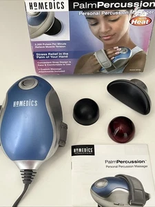 HoMedics Palm Percussion Massagegerät MT-PA mit Wärme 3 Köpfe Gurt Box manuell getestet - Bild 1 von 13