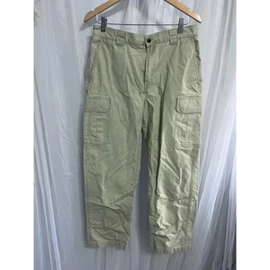 LLBean Herren Khaki Cargo Hose Größe 32x30 Baumwolle Utility Outdoor - Bild 1 von 3