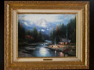 Thomas Kinkade Print THE END OF THE PERFECT DAY II Classics Collection COA 22x18 - Bild 1 von 16