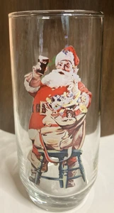 Vintage Haddon Sandbloom Weihnachtsmann 1948 Weihnachtsglas - Bild 1 von 3