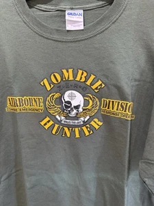 CAMISETA GRANDE SPHEREWERX 2007 ZOMBIE HUNTER AIRBORNE DIVISION NUEVA SIN ETIQUETAS - Imagen 1 de 4