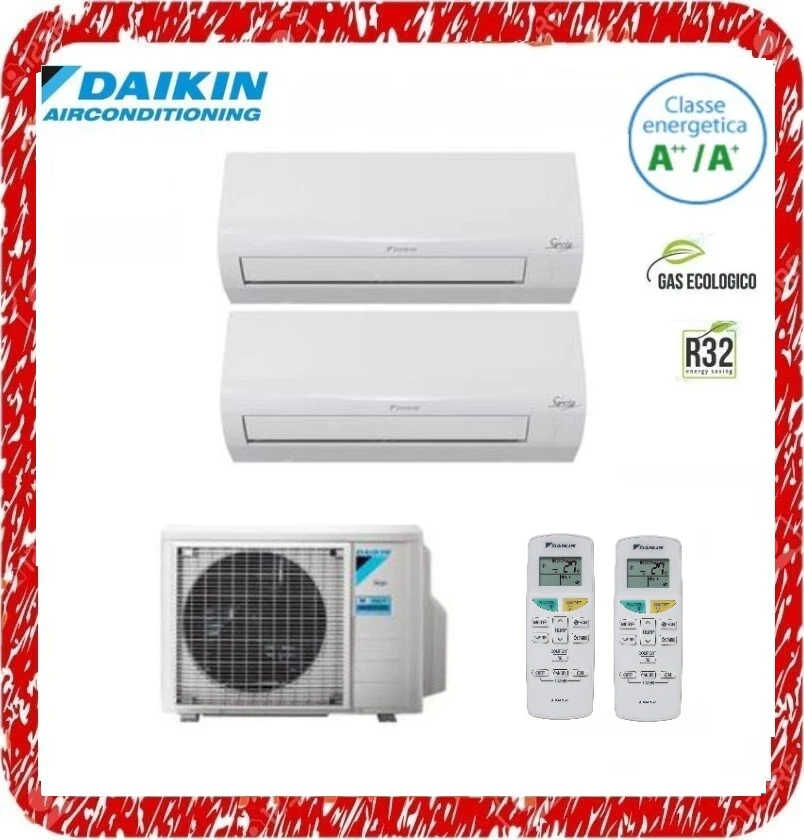 DAIKIN 2AMXF50A+ATXF35A+ATXF35A CONDIZIONATORE DUAL 12+12 BTU PRED. WIFI A++ A+
