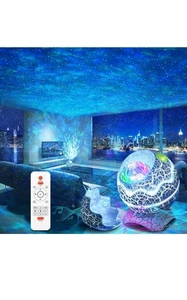 Galaxy Star Projector party 16 Colors LED Night Light with Bluetooth 5.0 speaker - Picture 1 of 12