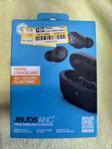 JLab JBuds Active Noise Cancelling True Wireless Bluetooth Earbuds - Black - Picture 1 of 3