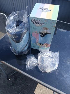 Giles & Posner 1200W Sorbet Blue Pop Popcorn Maker Machine with Measuring Cup - Picture 1 of 6