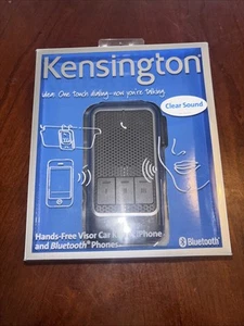 Kensington Hands Free Visor Car Kit For iPhone And Bluetooth Sealed New - Picture 1 of 7