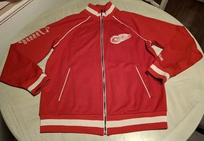 Chaqueta De Colección Detroit Red Wings CCM Stanley Cup Champions Talla Grande Foto 1 de 4