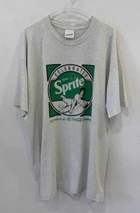 Vtg Sprite T-Shirt XL Screen Stars Premium Celebrated Graphic Beba Coca-Cola #75 - Picture 1 of 7
