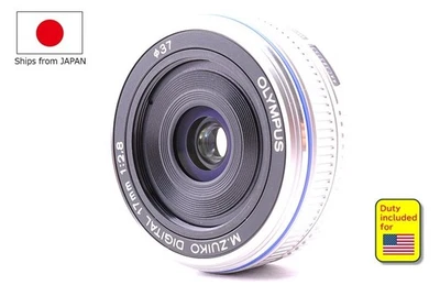 [No US Extra Duty / Tested / Mint] OLYMPUS M.ZUIKO DIGITAL 17mm F/2.8 Lens JAPAN - Image 1 of 4