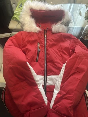 women's unbranded red/white snow suit -size medium - Image 1 of 4