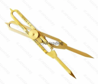 Brass Proportional Divider 6" Engineer Drafting Tool Scientific Divider Gift - Image 1 of 3