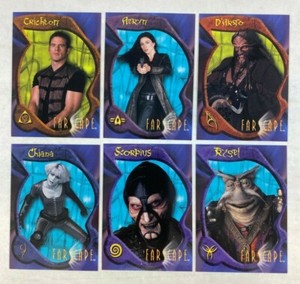 PROMO CARDS: FARSCAPE SEASON 2 PREVIEW Rittenhouse 2001 Complete Set AU1-AU6