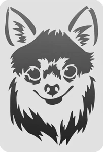 7"x10" Clear Plastic Stencil - Dog (MH170) - Picture 1 of 2