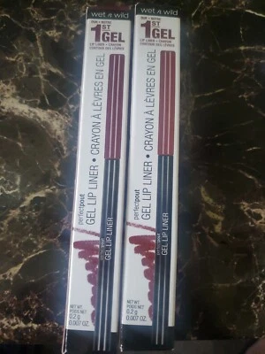 wet n wild Gel Lip Liner Retractable Perfect Pout Plum Together & Gone Burgundy  - Image 1 of 4