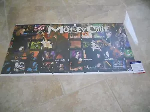 Vince Neil Motley Crue Swine 15x30 signiertes signiertes Poster PSA-zertifiziert - Bild 1 von 3