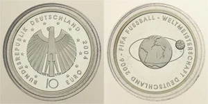Germany - 10 Euro 2004 - FIFA 2006 World Cup, Silver - Picture 1 of 3
