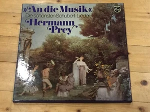 HERMANN PREY An die Musik Die schönsten Schubert Lieder PHILIPS 2 LP BOX NM - Picture 1 of 4