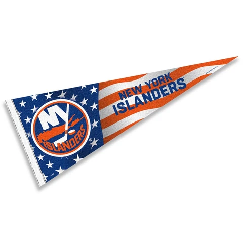 New York Islanders Nation USA Americana Stars and Stripes Pennant Banner Flag Cover