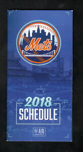New York Mets--2018 Pocket Schedule--Coke