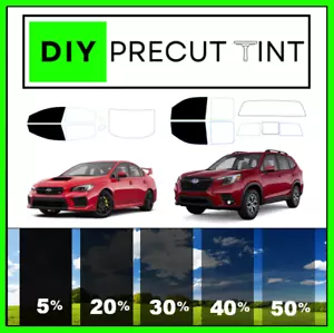 DIY PreCut Premium Ceramic Window Tint Fits ANY SUBARU 2000-2024 FRONT TWO DOORS - Picture 1 of 9