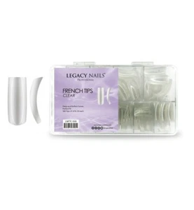 Clear French Nails Tips 500 Stück - Legacy Nails  - Bild 1 von 1