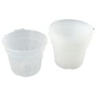 5 Pack Clear Orchid Pots With Holes Perfect For Orchid Care In Home And Garden