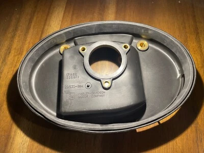 Filtro de aire genuino Harley Davidson placa de respaldo carcasa 29630-08A OEM Foto 1 de 4