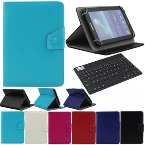 For Samsung Galaxy Tab E/A/S6/S4 7~10.5" X200 Tablet Keyboard Leather Case Cover - Picture 1 of 21