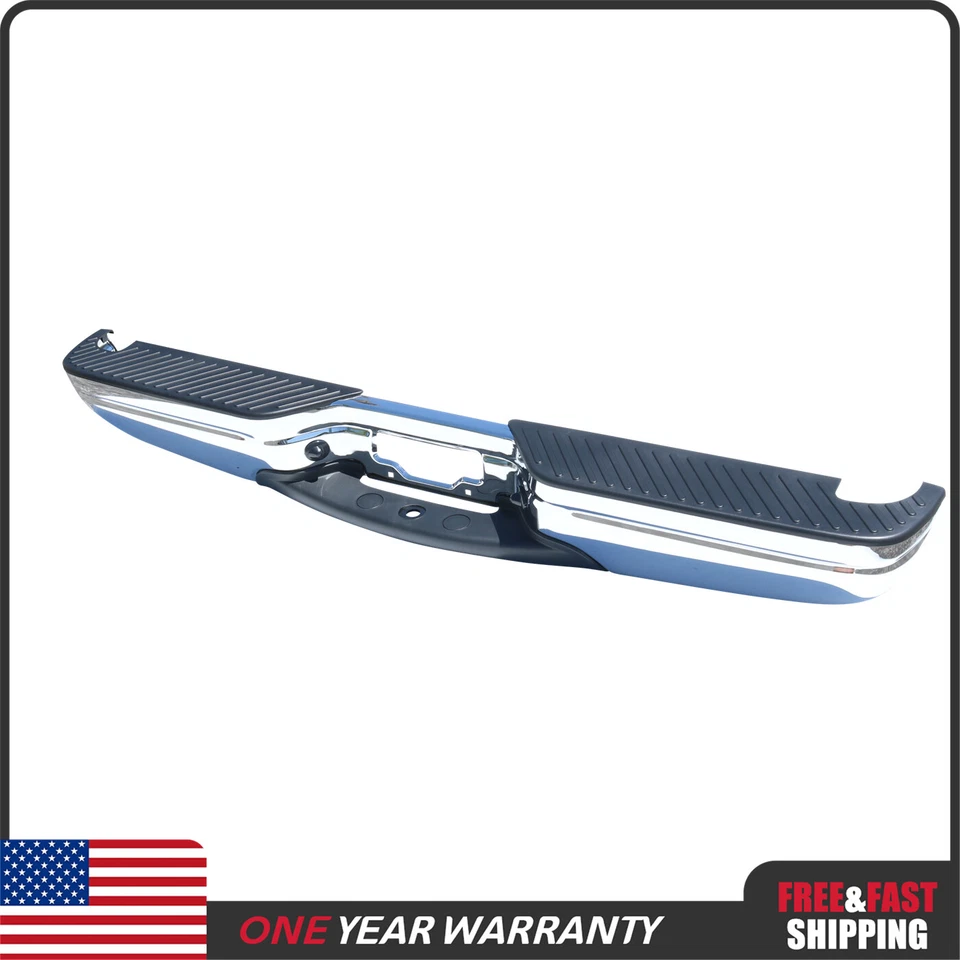 For Ford 1997-2004 F-150 1997-1999 F-250 Chrome Rear Step Bumper FO1103101  Foto 1 de 4
