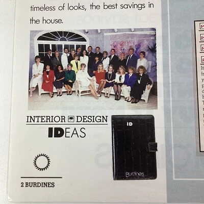 Catálogo Florida Miami Burdines 1987 Home Designers Beachcore Rattan Electronics Foto 1 de 4