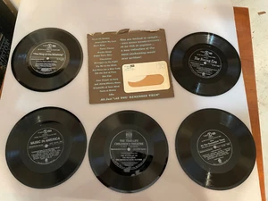 5 Set of Time Life AS YOU REMEMBER THEM Flexidisc 7" 33 1/3 Advertising Record - Picture 1 of 8