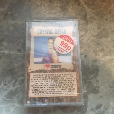 Crystal Gayle, I Love Country rare compilation Cassette Tape New/sealed - Image 1 of 2