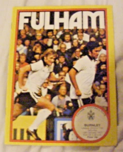 1976 1977 Fulham v Burnley George Best Rodney Marsh to cover - Picture 1 of 1