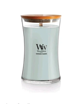 WoodWick Sagewood & Seagrass 21.5 oz Candle - Image 1 of 4