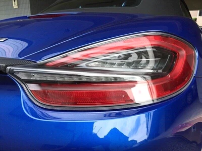 Porsche 981 Boxster 981 Cayman GT4 RED SMOKED Tail Lights set  2012 to 2016 - Image 1 of 4