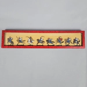 Two Trees ZinnFiguren Blue King's Hussars 1790s 18th Cen. Flat Tin Toy Soldiers - Picture 1 of 10
