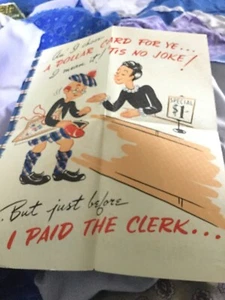 Vintage Greeting Cards Scottish Themed - Picture 1 of 2